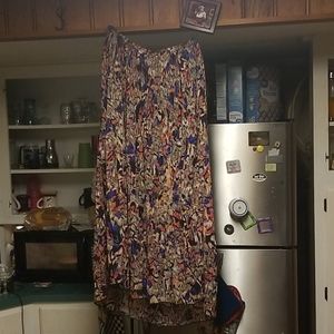Cato colorful print skirt
